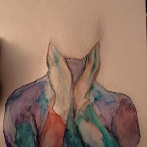 Singed original watercolor by me e.M.